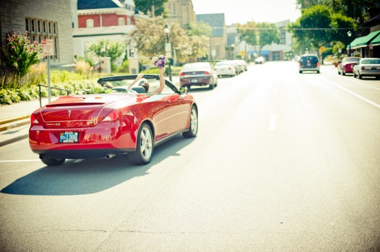 Another thing that was just not in the budget was renting/hiring any sort of transportation. Our hotel block, reception hall, and church were all within a few blocks of each other so that people could walk. For our "getaway" car we asked a family member with a convertible if we could use it the day of the wedding. 